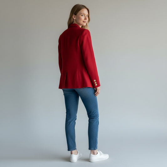 Blazer D&G Dolce & Gabbana Rosso Taglia 40