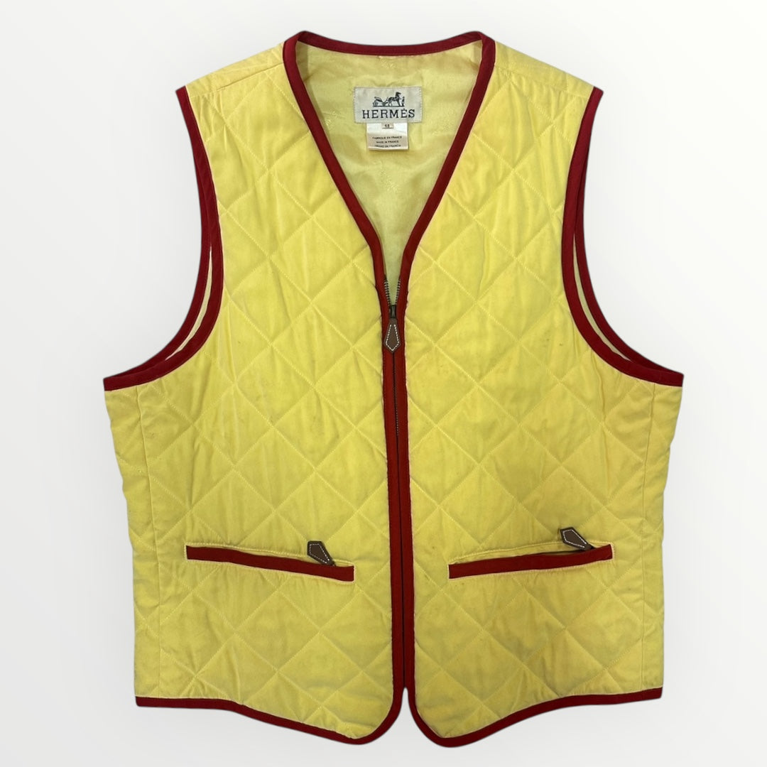 Gilet Trapuntato Hermès da Uomo - Taglia 48