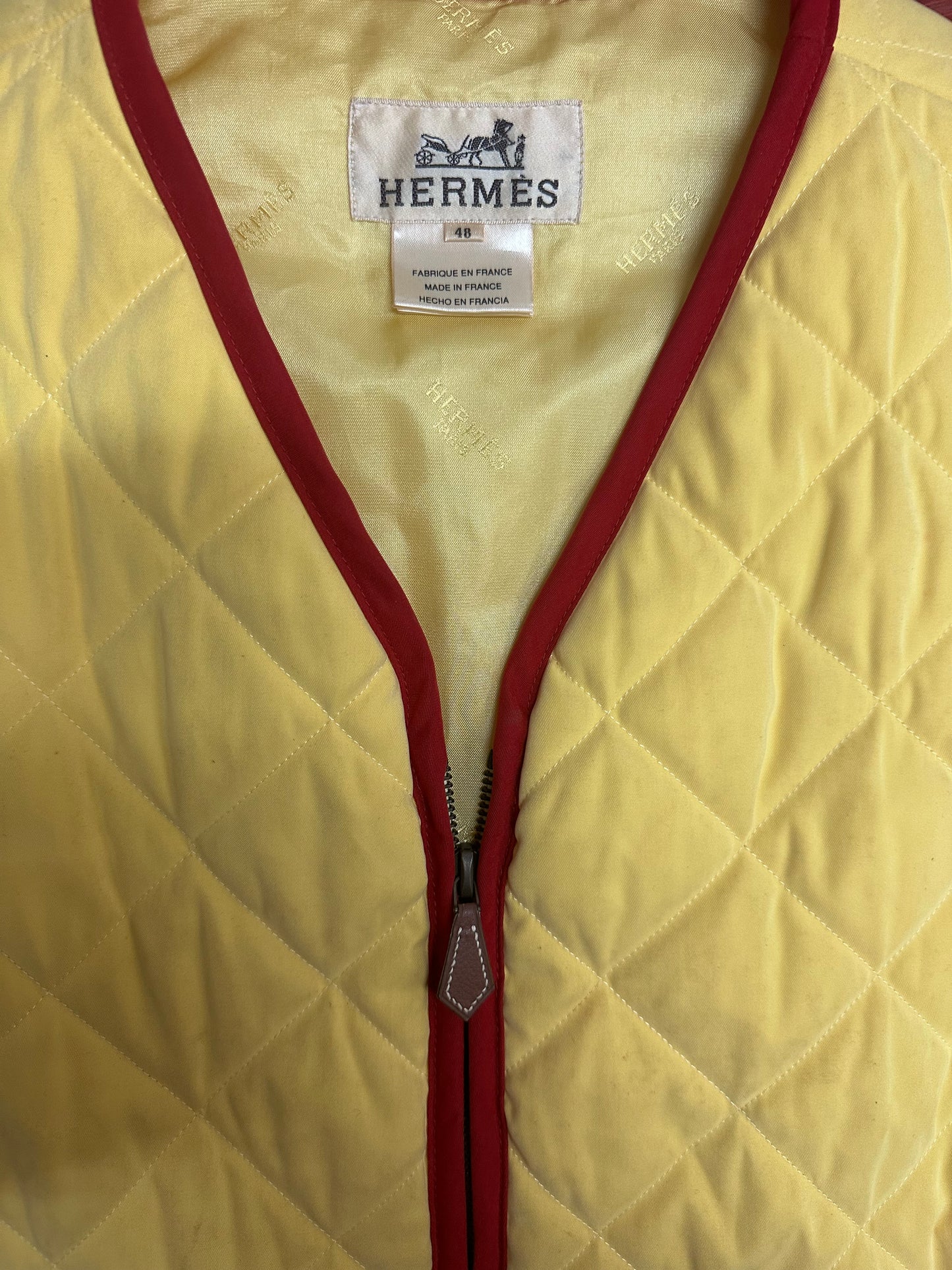Gilet Trapuntato Hermès da Uomo - Taglia 48
