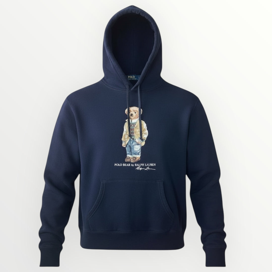 Felpa con Cappuccio Polo Bear by Ralph Lauren - Blu Navy Size L