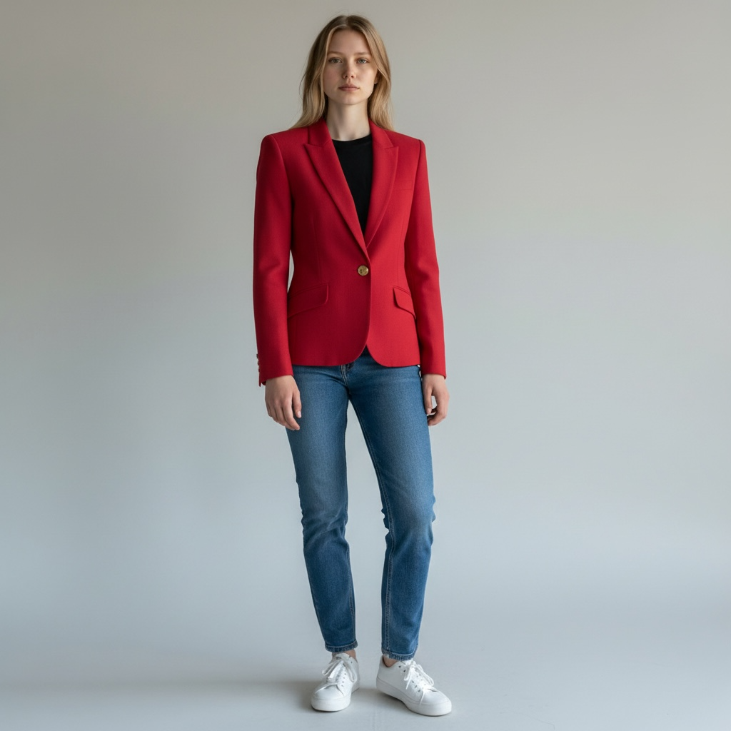 Blazer D&G Dolce & Gabbana Rosso Taglia 40