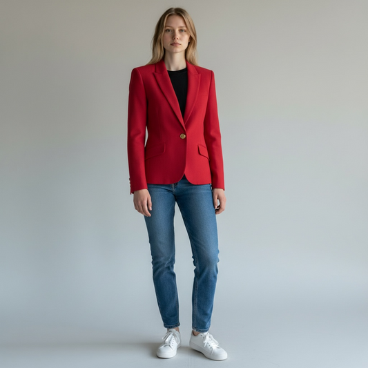 Blazer D&G Dolce & Gabbana Rosso Taglia 40