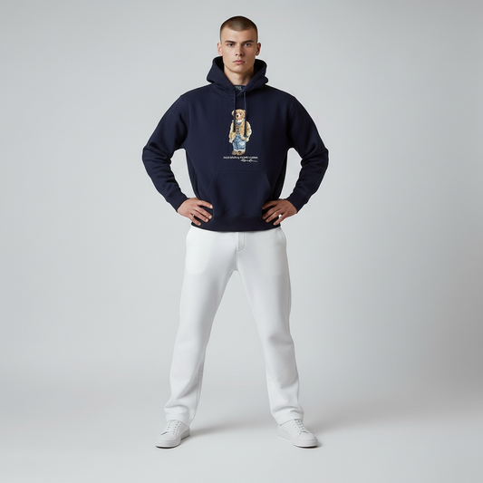 Felpa con Cappuccio Polo Bear by Ralph Lauren - Blu Navy Size L