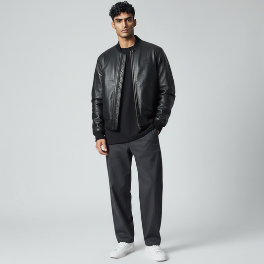 Bomber in Pelle Honda Originale - Taglia L