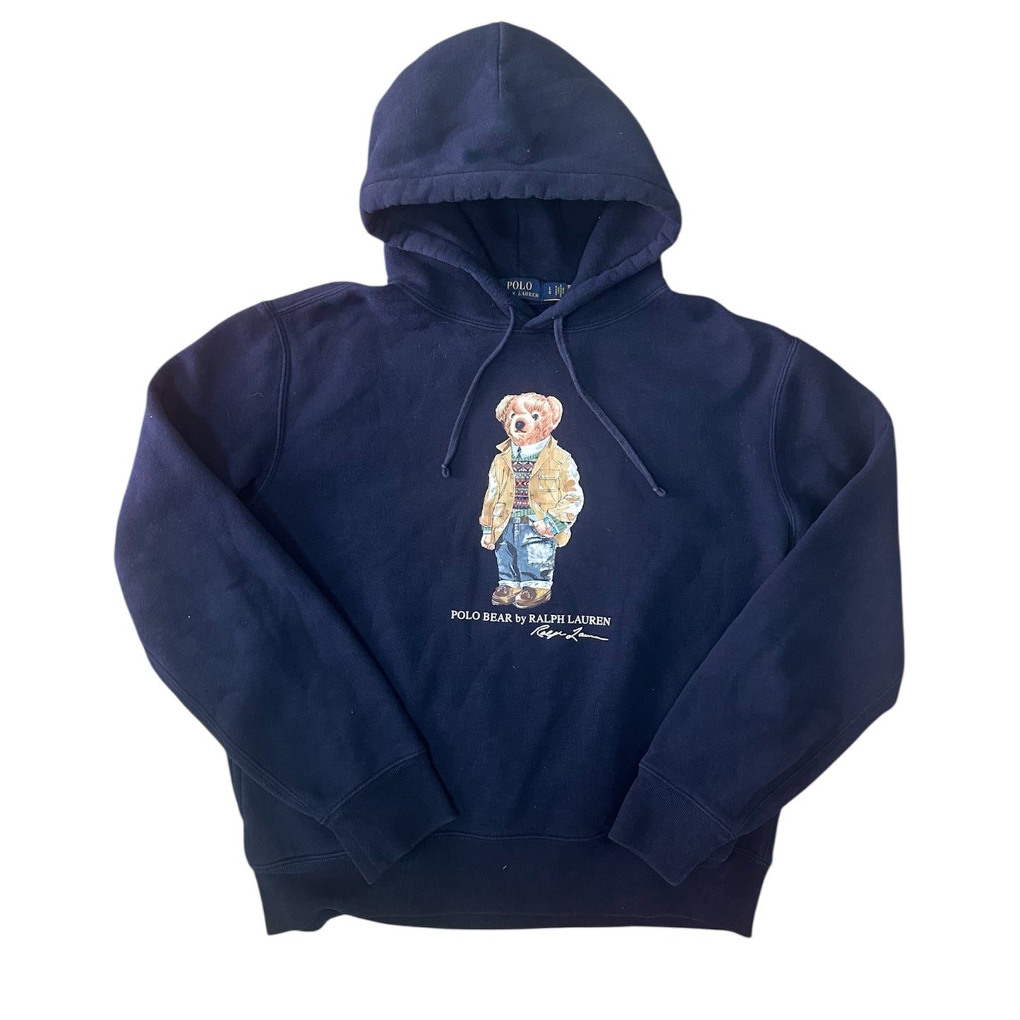 Felpa con Cappuccio Polo Bear by Ralph Lauren - Blu Navy Size L